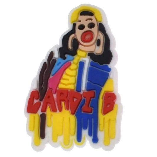 Cardi B Singer Shoe Charm