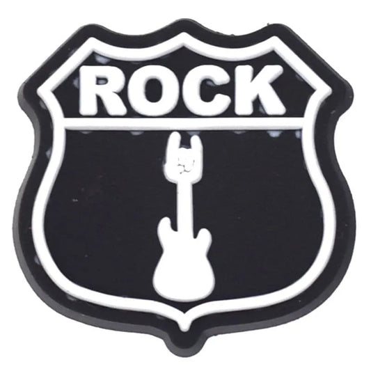 Rock Shield Shoe Charm