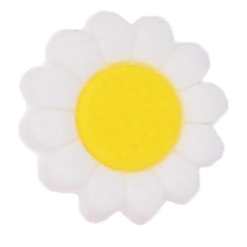 Flower White Petals Yellowcentre Shoe Charm
