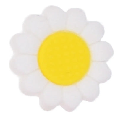 Flower White Petals Yellowcentre Shoe Charm