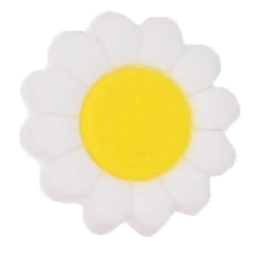 Flower White Petals Yellowcentre Shoe Charm
