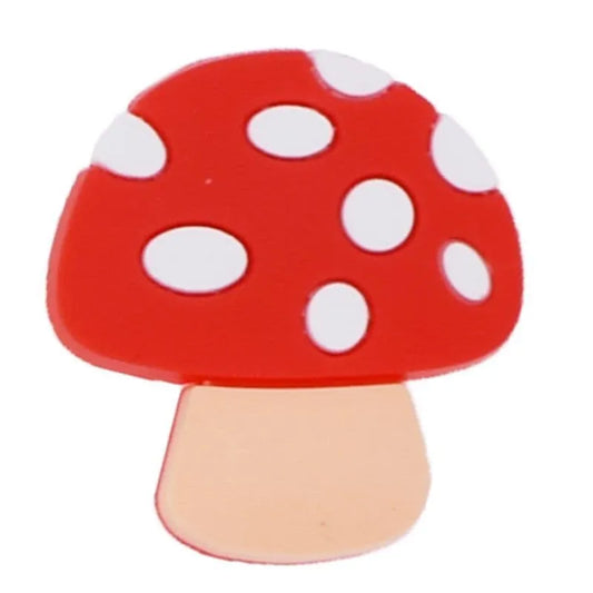 Red Mushroom Shoe Charm