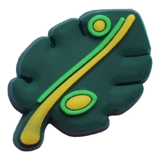 Green Leaf With Yellow Shoe Charm