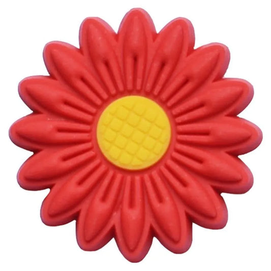 Red/Yellow Multipetal Daisey Shoe Charm