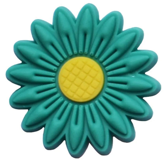Blue/Yellow Multi Petal Daisy Shoe Charm