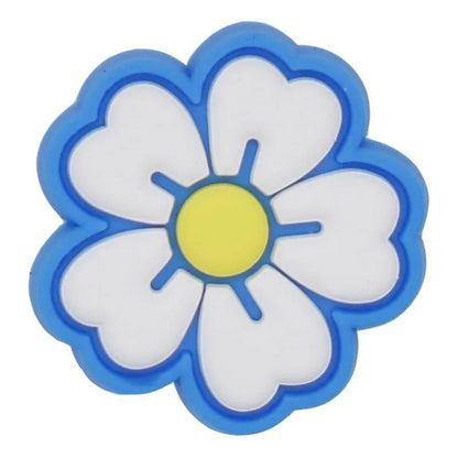 Blue/White/Yellow Daisy Shoe Charm