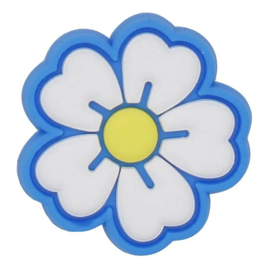 Blue/White/Yellow Daisy Shoe Charm