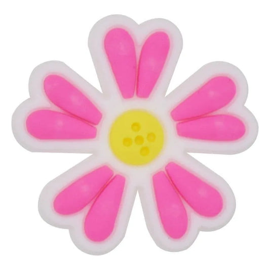White/Pink/Yellow Double Shoe Charm