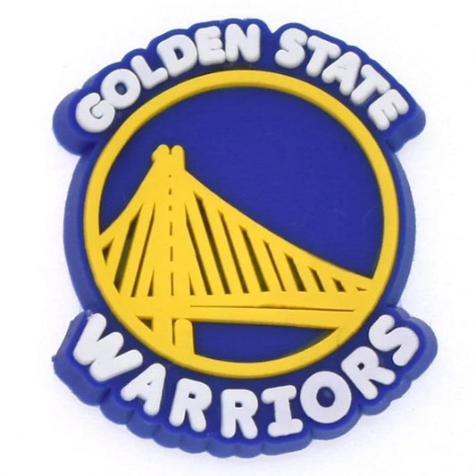 Golden State Wariors Basketball Team Badge Logo Shoe Charm