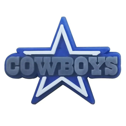 Dallas Cowboys Nfl Star Logo Shoe Charm