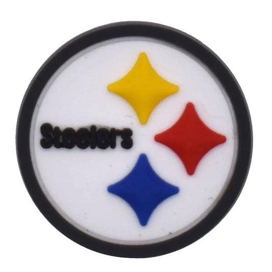 Pittsburg Steelers Football Team Badge Shoe Charm