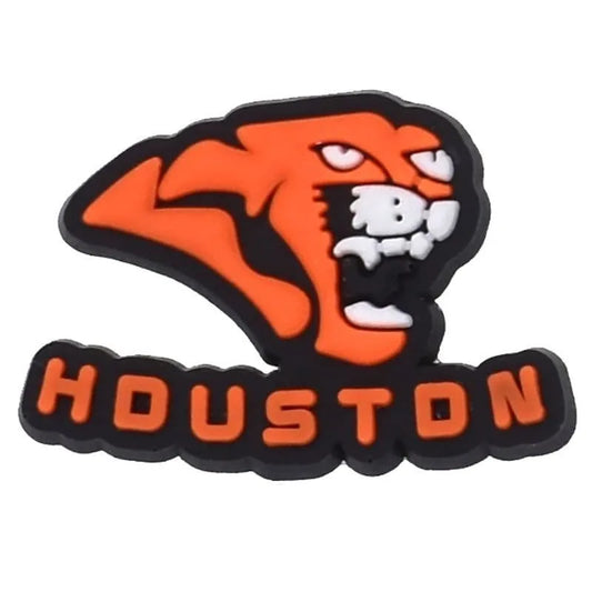 Houstoncougars Football Team Badge Logo Shoe Charm