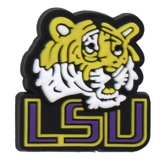 Lsu Tigers Football Team Badge Logo Shoe Charm