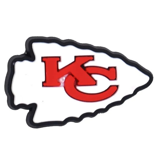 Kansa City Chiefs Football Team Badge Logo Shoe Charm