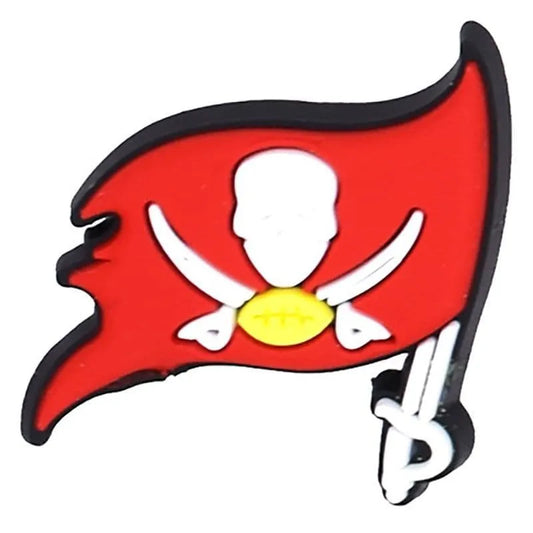 Tampa Bay Bucceneers Football Team Badge Logo Shoe Charm