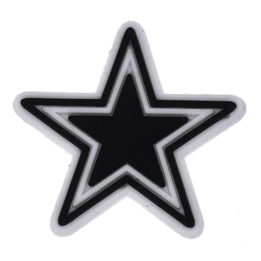 Dalas Cowboys Star Football Team Badge Logo Shoe Charm