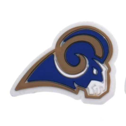 Los Angeles Rams Nfl Team Badge Shoe Charm