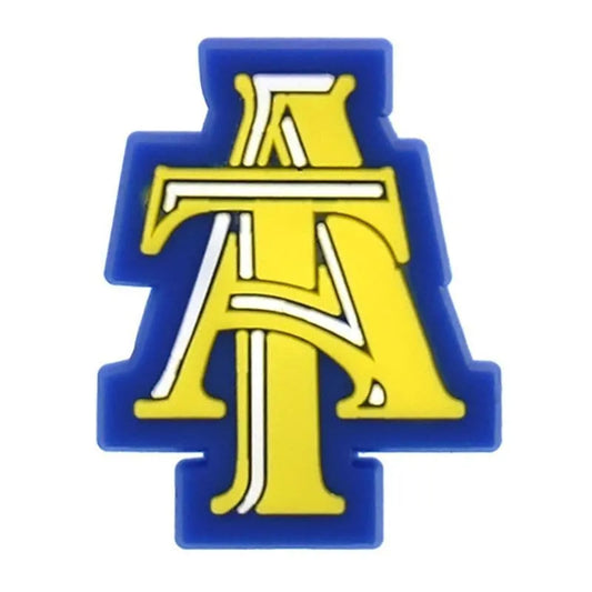North Carolina A & T Aggies Football Team Badge Logo Shoe Charm