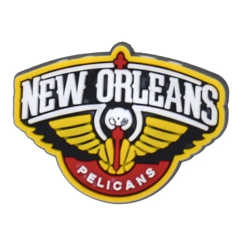 New Orleans Pelikans Football Team Badge Logo Shoe Charm