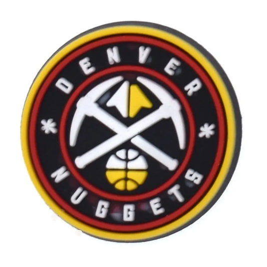 Denver Nuggets Nba Basketball Team Badge Shoe Charm