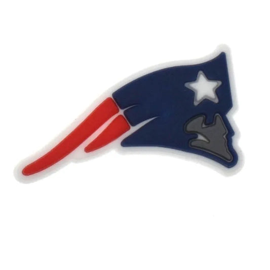 New England Patriots Football Team Badge Logo Shoe Charm