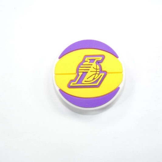 Los Angeles Lakers Basketball Team Badge Logo Shoe Charm