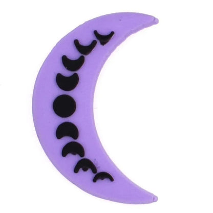 Purple New Moon Shoe Charm