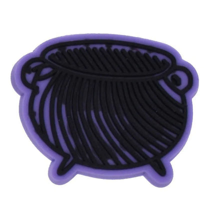 Black Cauldron Shoe Charm