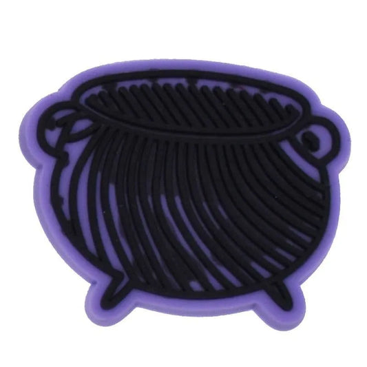 Black Cauldron Shoe Charm