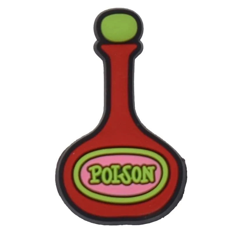 Poison Bottle Shoe Charm