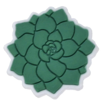 Succulent Plant Shoe Charm