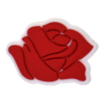 Red Rose Shoe Charm