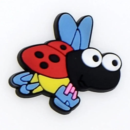 Ladybird Flying Home Shoe Charm
