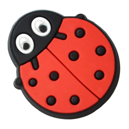 Ladybird Closed Wings Shoe Charm