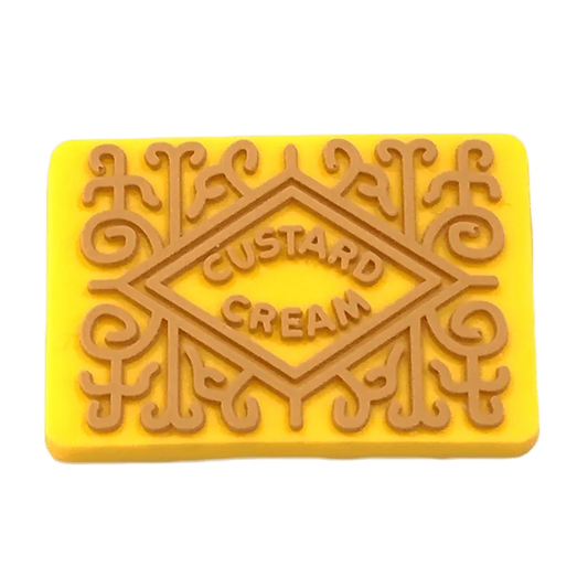 Custard Cream Biscuits British Food Shoe Charm