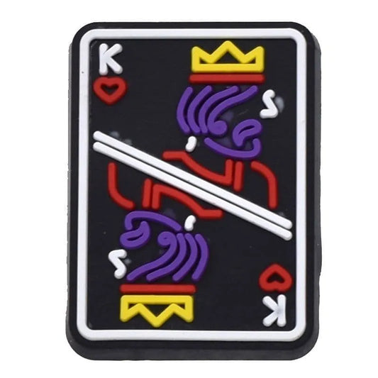 King Of Hearts Club Shoe Charm