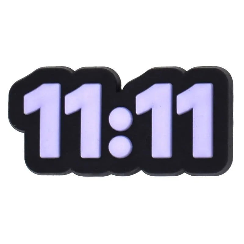 Angel Numbers 11:11 Shoe Charm