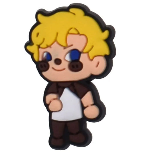 Blonde Boy Shoe Charm