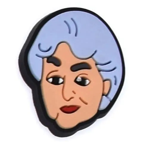 Blue Rinse Lady Shoe Charm