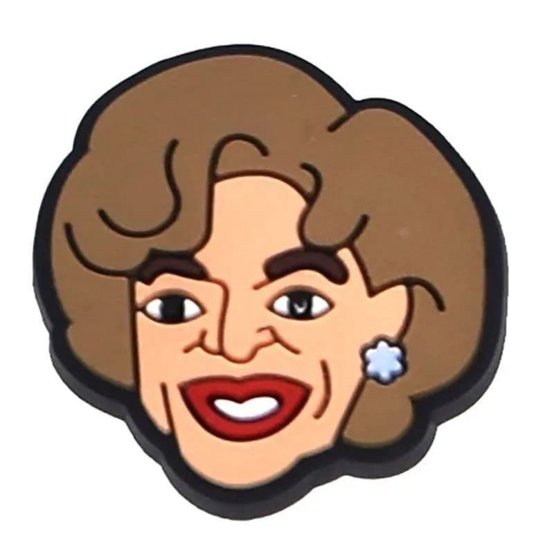 Happy Lady Shoe Charm