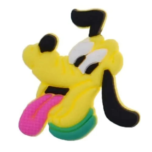 Pluto Panting Big Toungue Shoe Charm