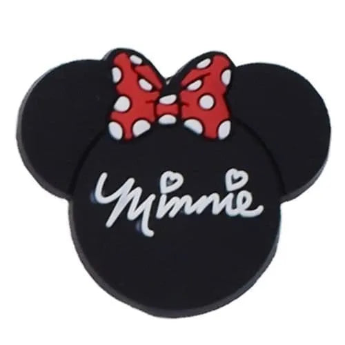 Minnie Sillouette Head Shoe Charm