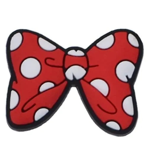 Minnie Mouse'S Red Ribbon Shoe Charm