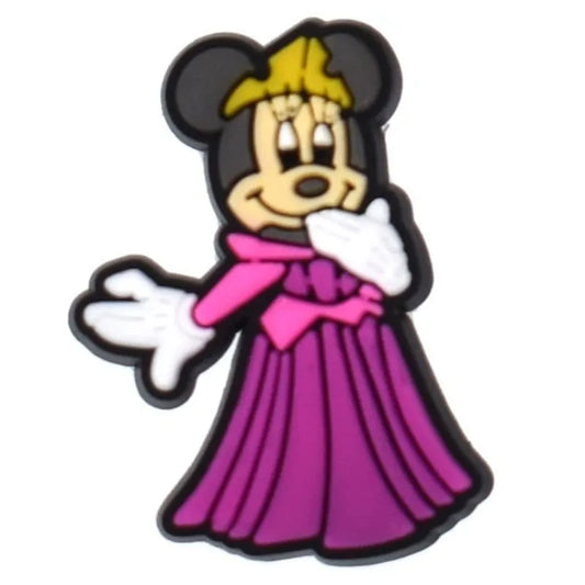 Dress Up Minnie Mouse As Aurora Shoe Charm