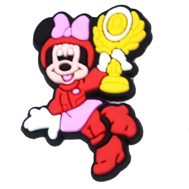 Minnie Mouse With Winners Cup Shoe Charm