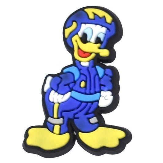 Donald Duck Racing Driver Shoe Charm