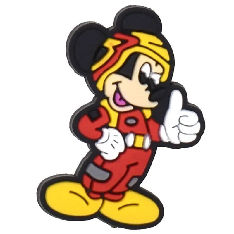 Mickey Mouse Racing Driver Shoe Charm