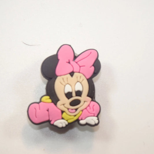 Baby Girl Mouse Shoe Charm
