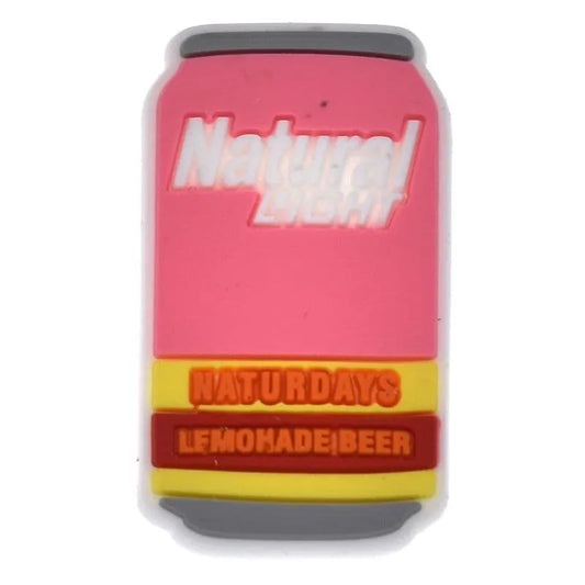 Naturedays Natuaral Light Lemonade Beer Beer Can Shoe Charm