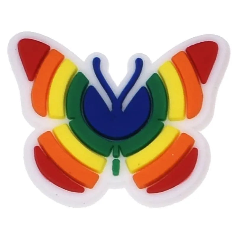 Butterfly Colours Shoe Charm